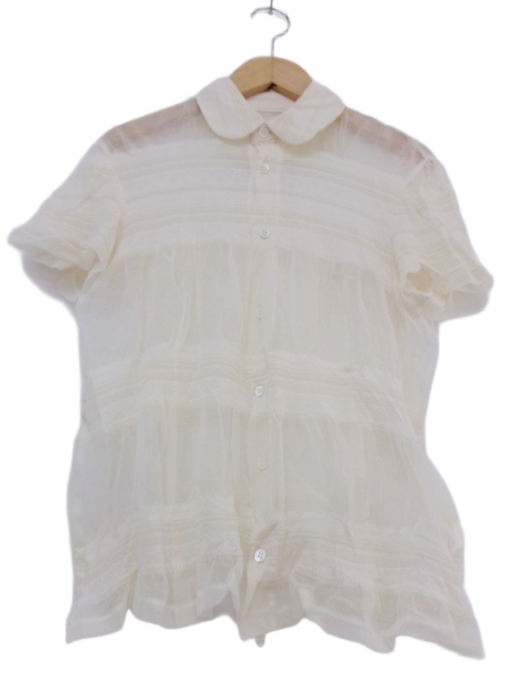 Tricot Comme des Garcons See-Through Shirt AD2006 by COMME DES GARÇONS in size XS from SHIRTS category