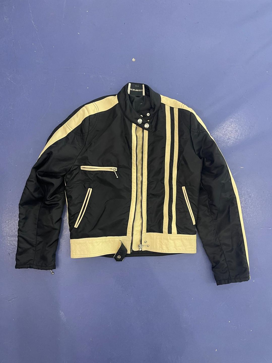 Contrast Stripe Jacket by Emporio Armani in size ONE SIZE from COATS & JACKETS category