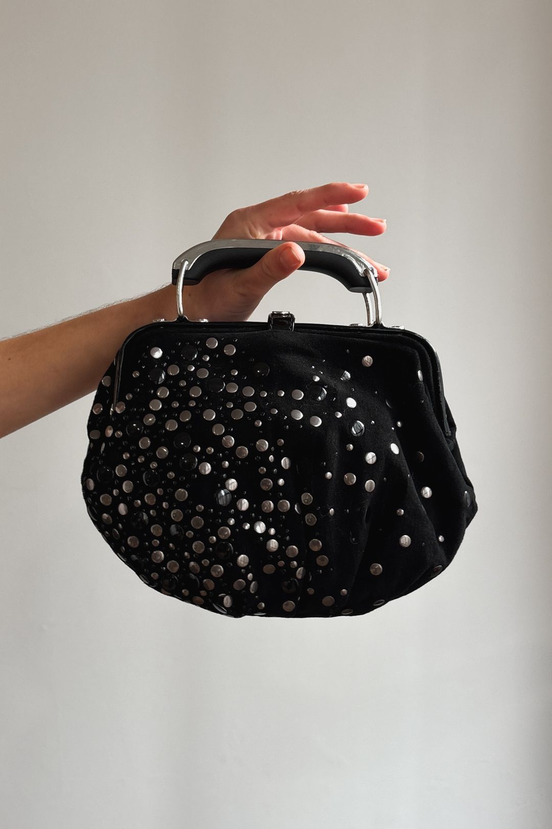 STUDDED SUEDE MINI BAG by DIESEL in size ONE SIZE from BAGS category