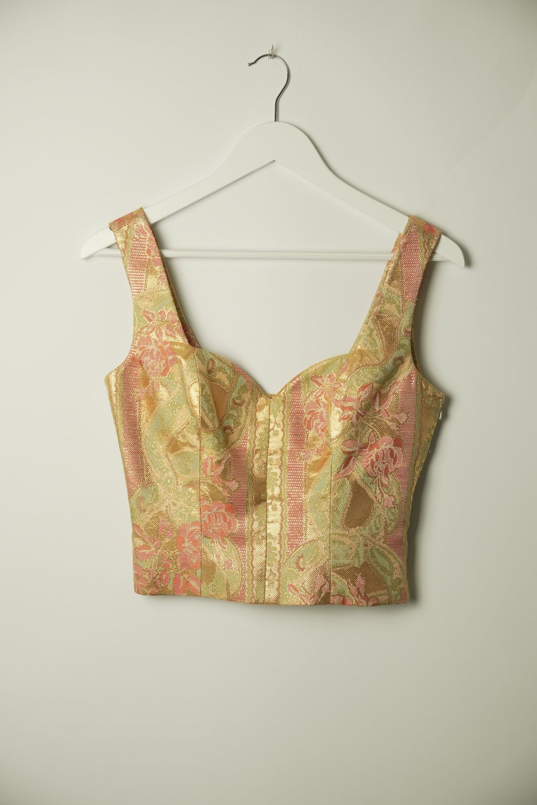 Christian Dior Baroque Metallic Corset Top by DIOR in size S from TOPS category