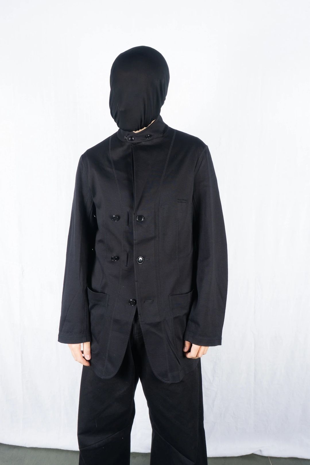 Yohji Yamamoto Pour Homme 2010 "THE MEN" 4.1 multi-button jacket by YOHJI YAMAMOTO in size L from COATS & JACKETS category