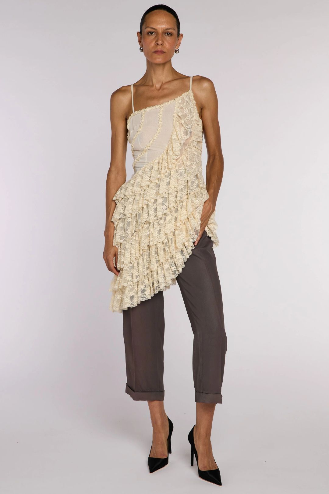 Alexander McQueen S/S 1999 "no 13" Ecru Dress by ALEXANDER MCQUEEN in size IT 44 from DRESSES category