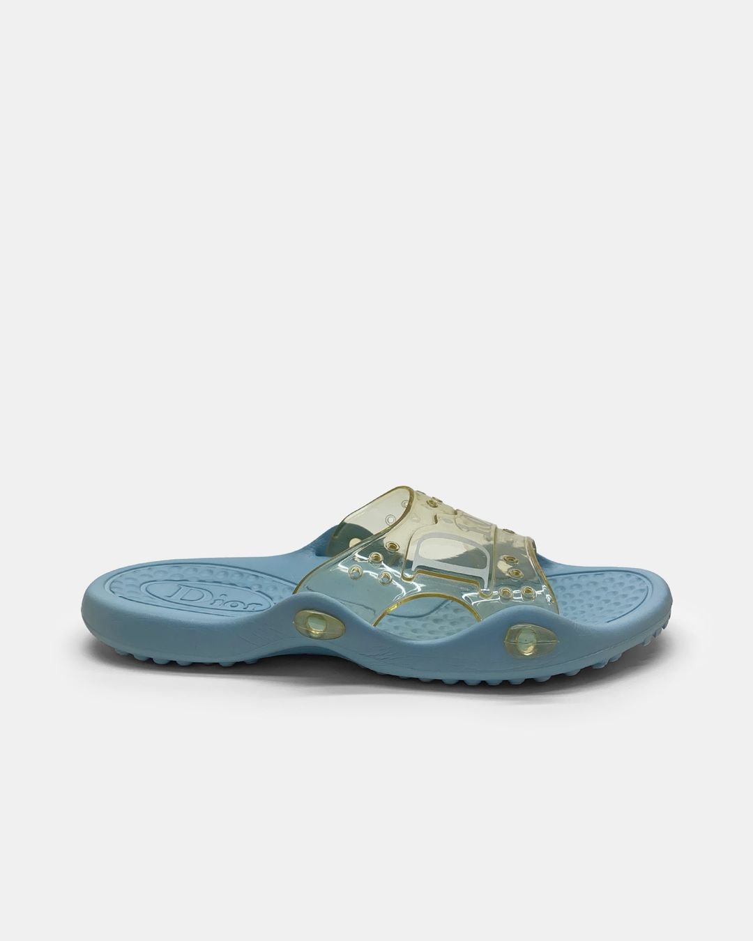 Dior by John Galliano 2000s Flip Flop Slides Light Blue by JOHN GALLIANO in size EU 40 from SHOES category