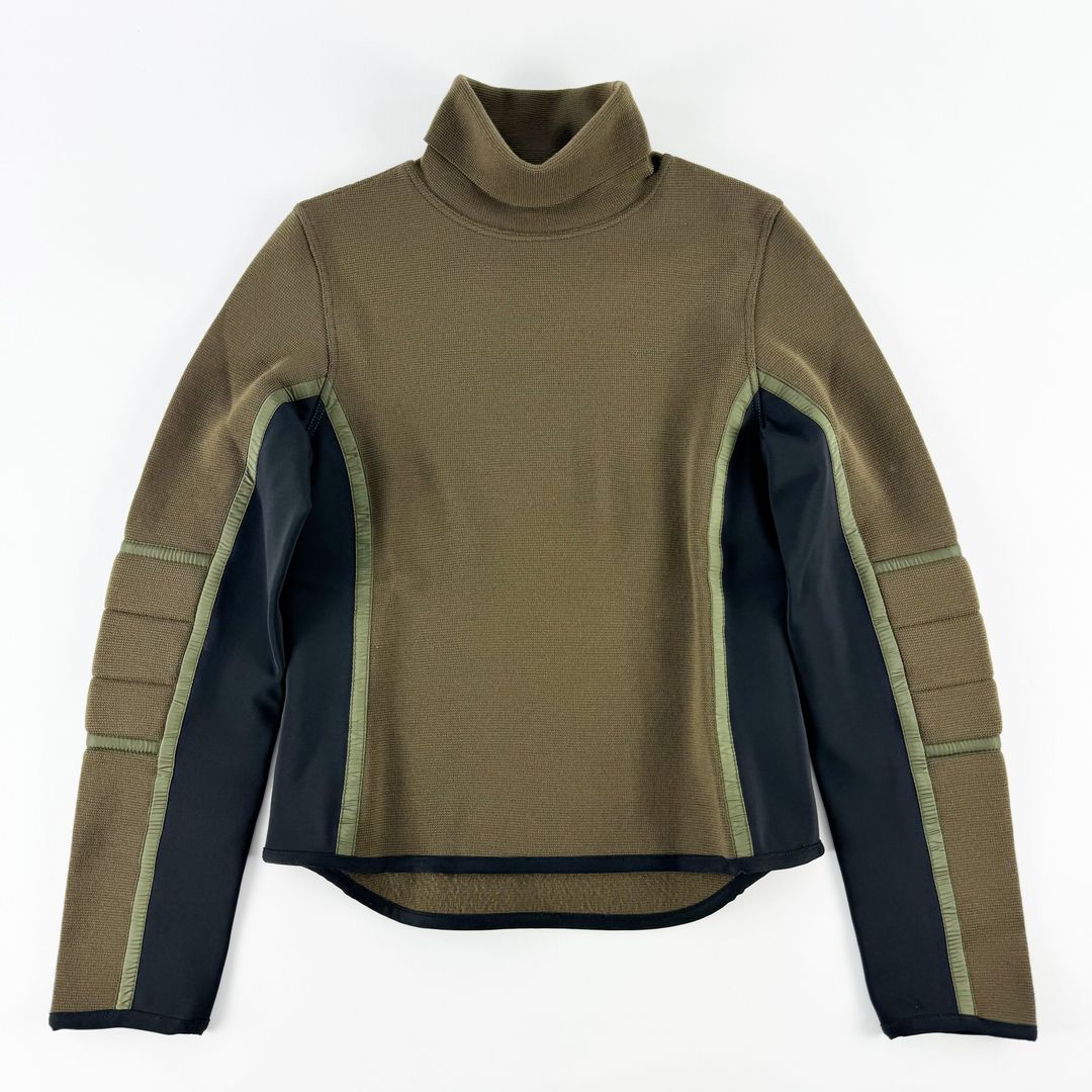 Prada Padded Biker Turtle Neck FW1999 by PRADA in size S from KNITWEAR category