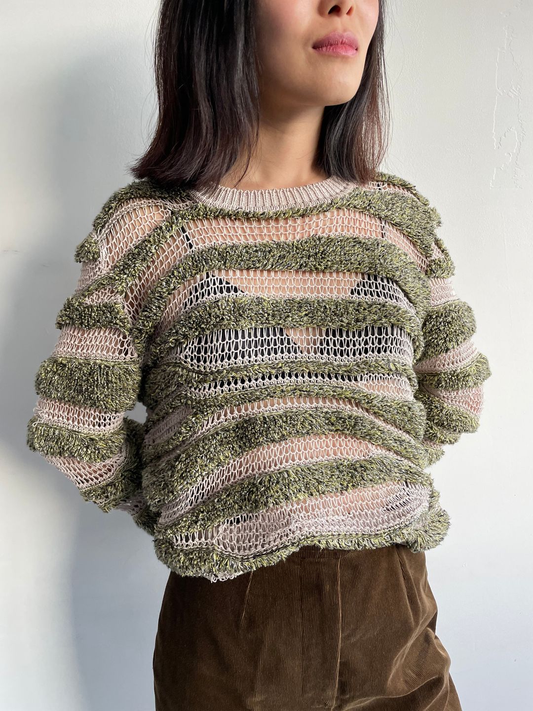 Kenzo multi-textured jumper by KENZO in size L from KNITWEAR category