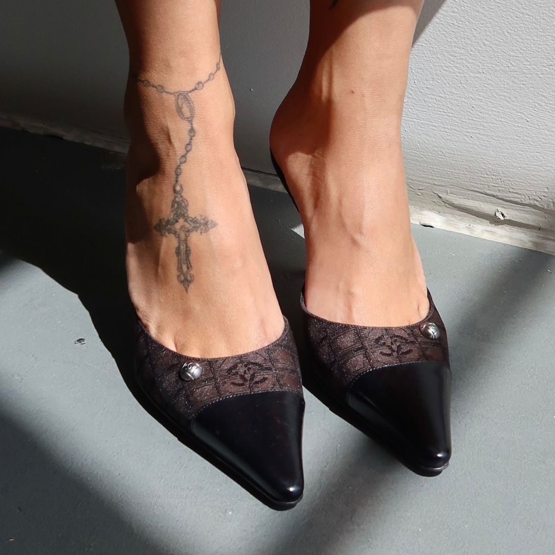 Chanel Travel Line Black Mules (35) by CHANEL in size EU 35 from SHOES category