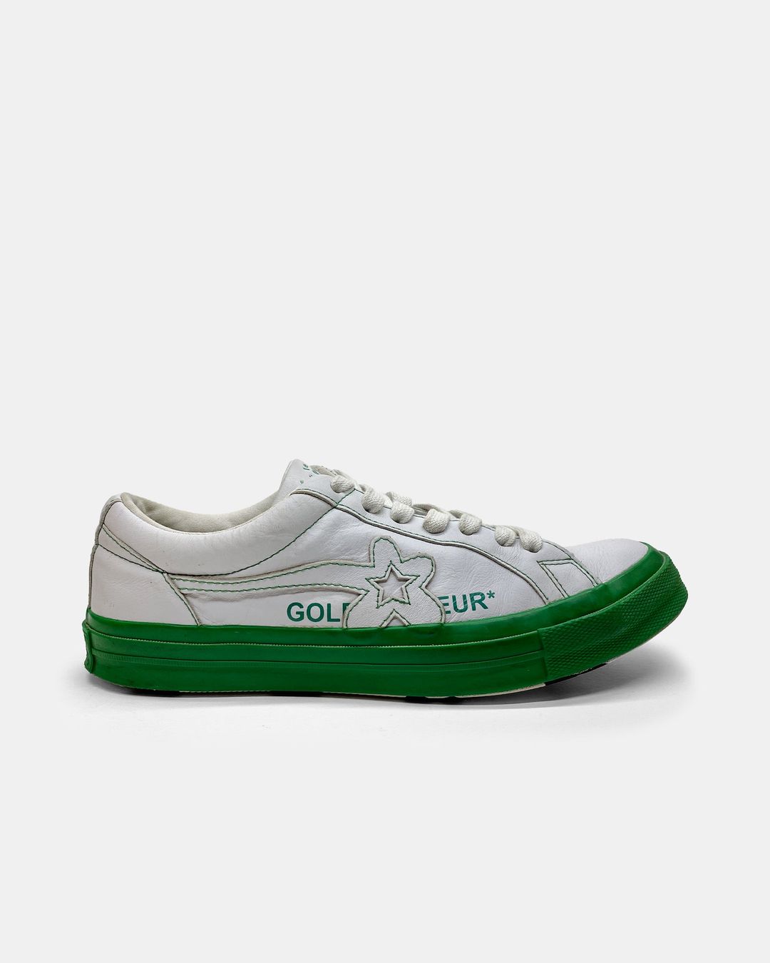 Golf le Fleur* x Converse 2019 One Star OX Sneaker White Green by Golf le Fleur* x Converse in size EU 43 from SHOES category