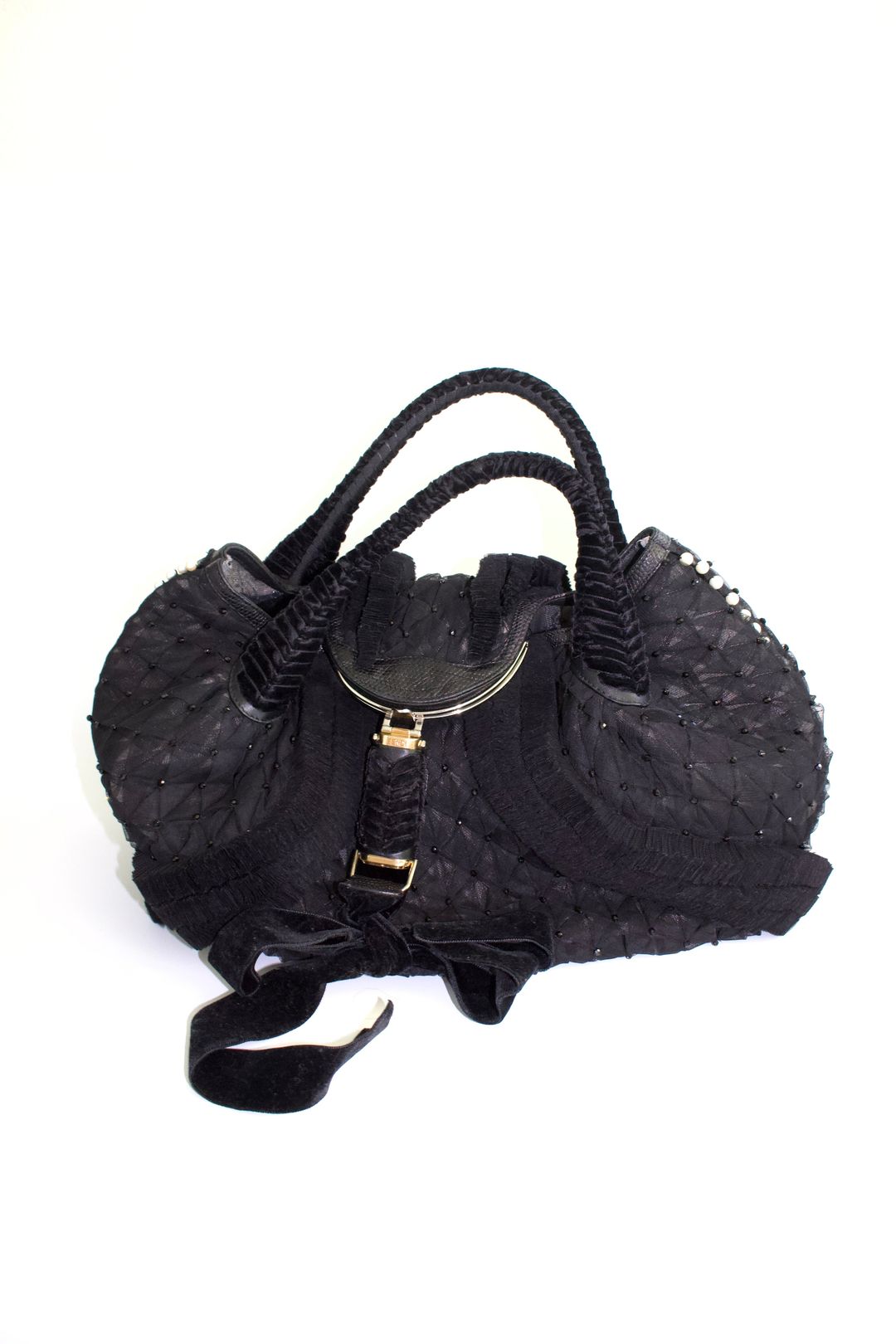 Fendi FW 2005 black lace Spy bag by FENDI in size ONE SIZE from BAGS category