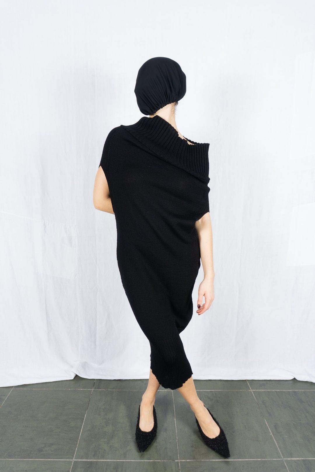 Y's Yohji Yamamoto A/W 2006 sleeveless wool dress by YOHJI YAMAMOTO in size ONE SIZE from DRESSES category