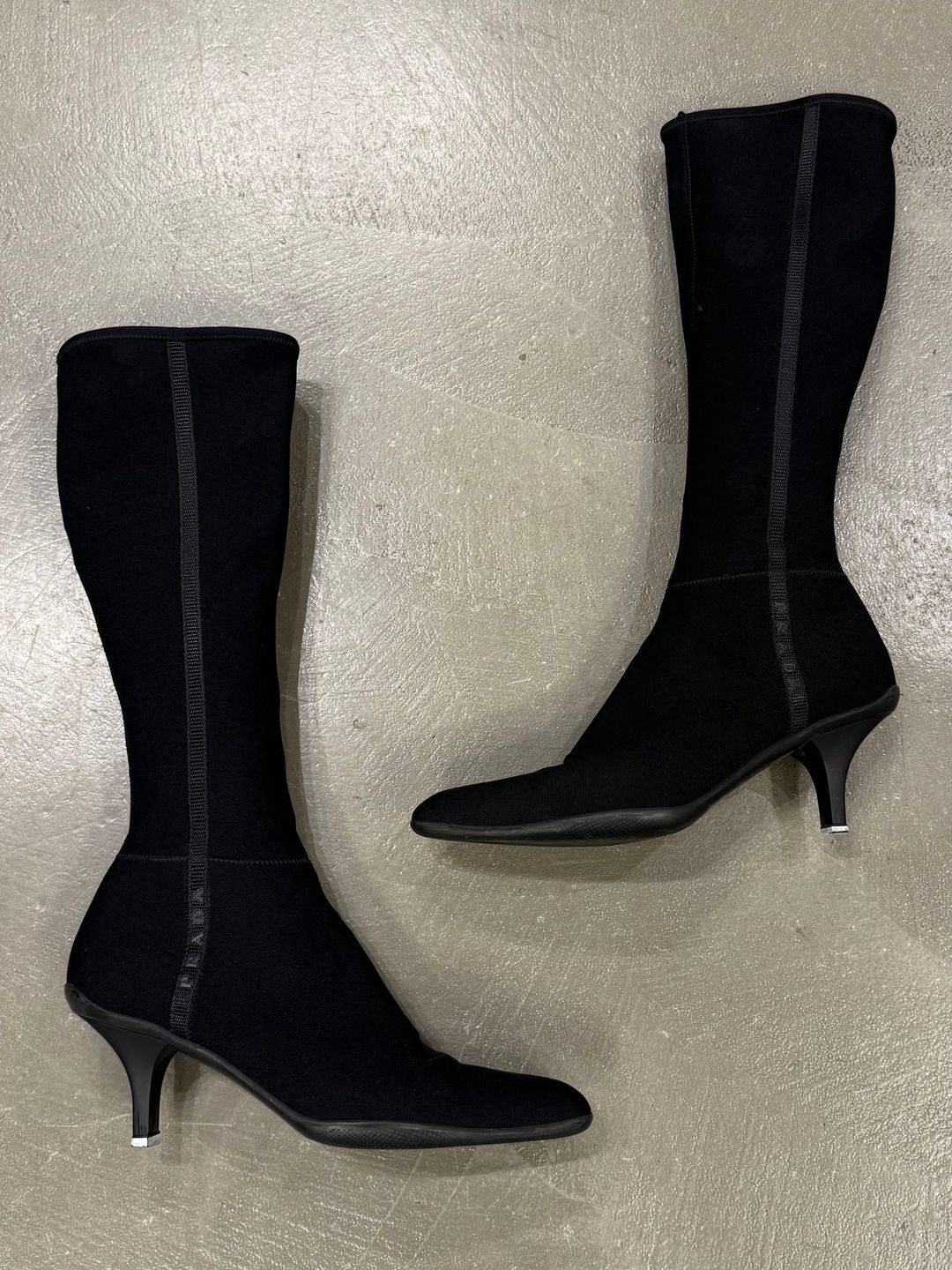 1999 Prada nylon heeled boots by PRADA in size EU 39 from SHOES category