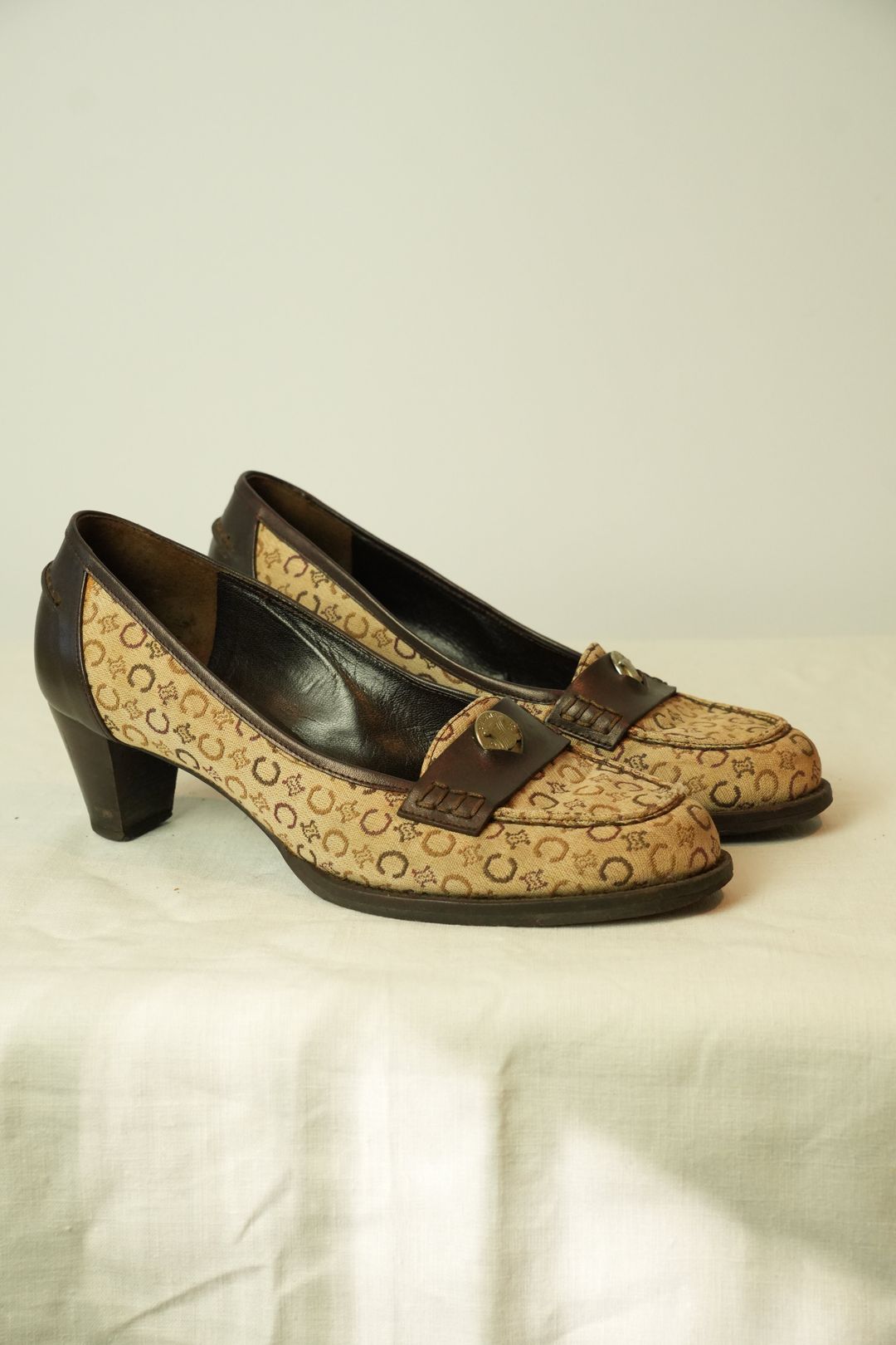 Celine Macadam Canvas Loafer Mules 36 by CÉLINE in size EU 36 from SHOES category