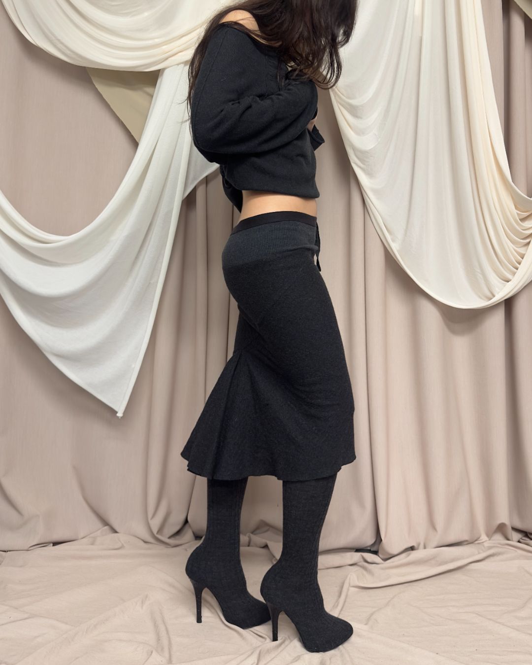 WOOL SKIRT by Rick Owens by RICK OWENS in size S from SKIRTS category