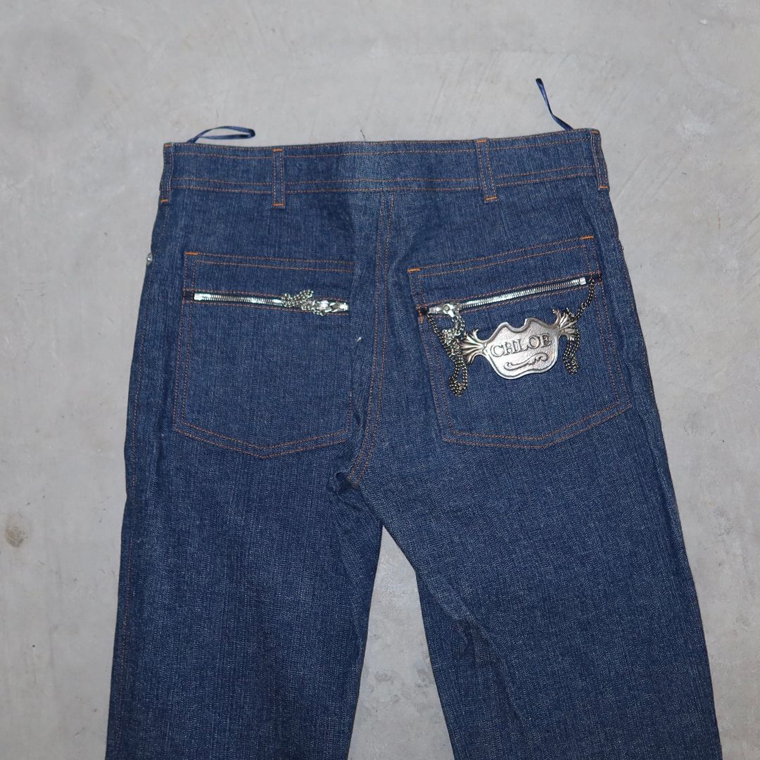 Chloé AW2001 Dark Wash Jeans by Chloé in size AU/UK 6 from DENIM category