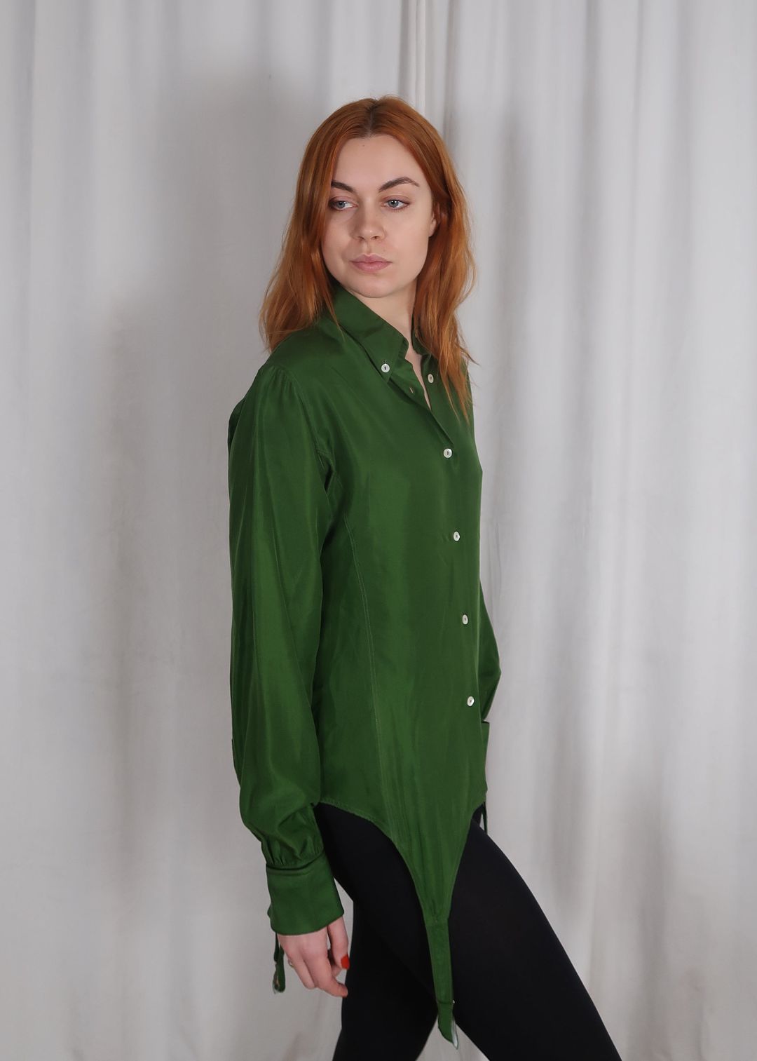 Jean Paul Gaultier garter shirt, 1980’s by JEAN PAUL GAULTIER in size M from TOPS category