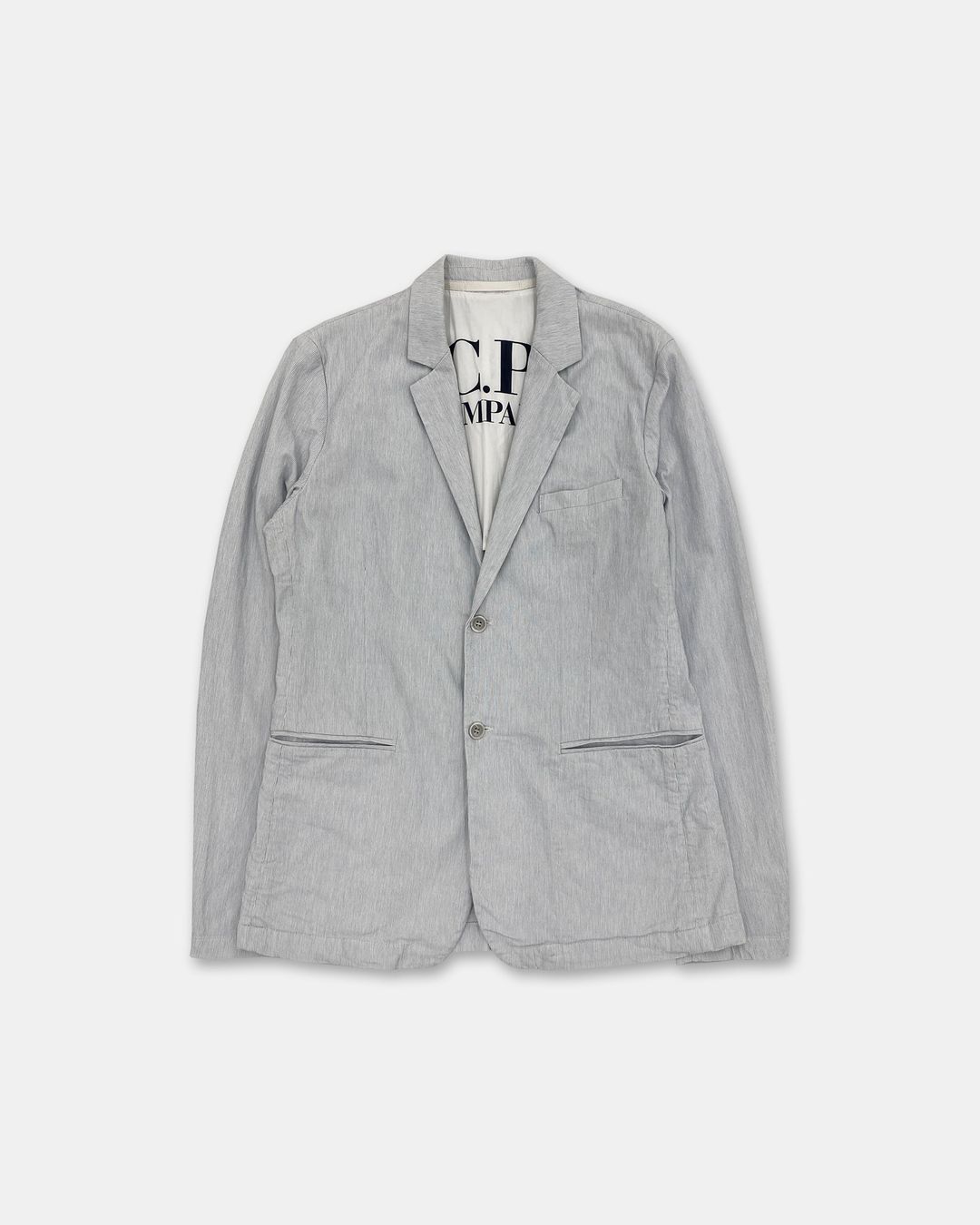 C.P. Company SS2009 Striped Blazer Jacket Light Blue by C.P. Company in size S from COATS & JACKETS category