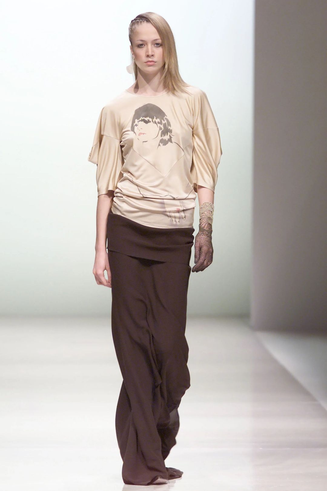 FW01 Chloé Face Print Top by CHLOÉ in size M from TOPS category