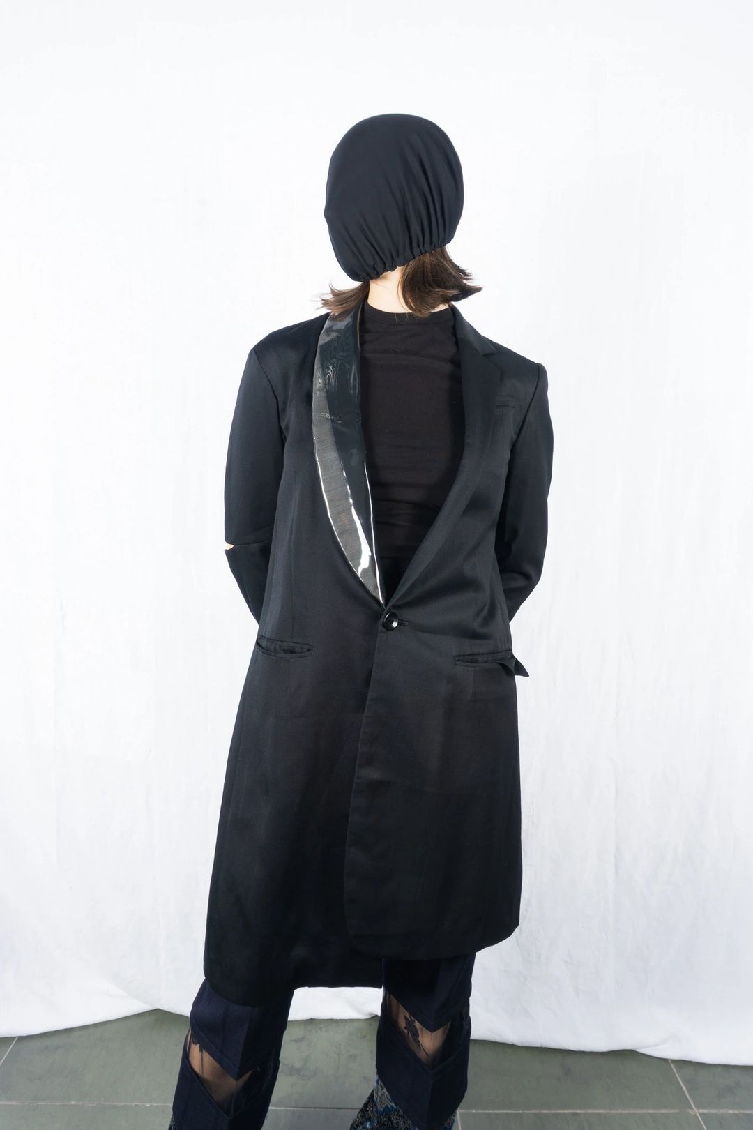 Undercover S/S 2014 deconstructed PVC detail coat by UNDERCOVER in size S from COATS & JACKETS category