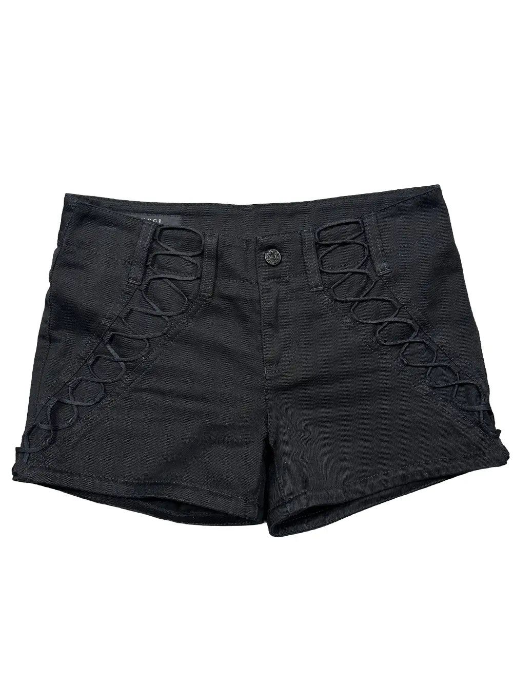 Lace-Up Detail Mini Short by GUCCI in size IT 38 from SHORTS category