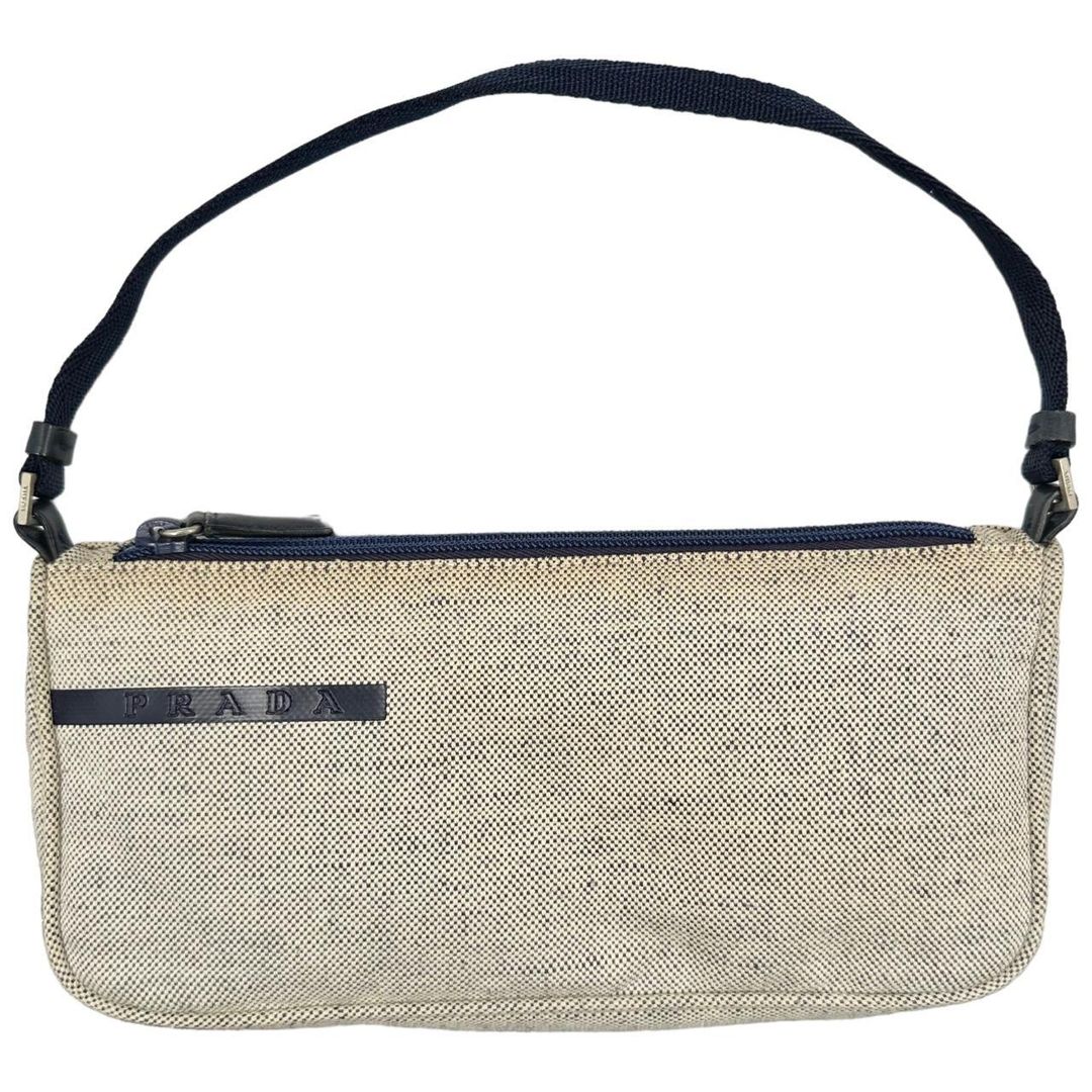 Vintage 1999 Prada Canvas Shoulder Bag by PRADA in size ONE SIZE from BAGS category
