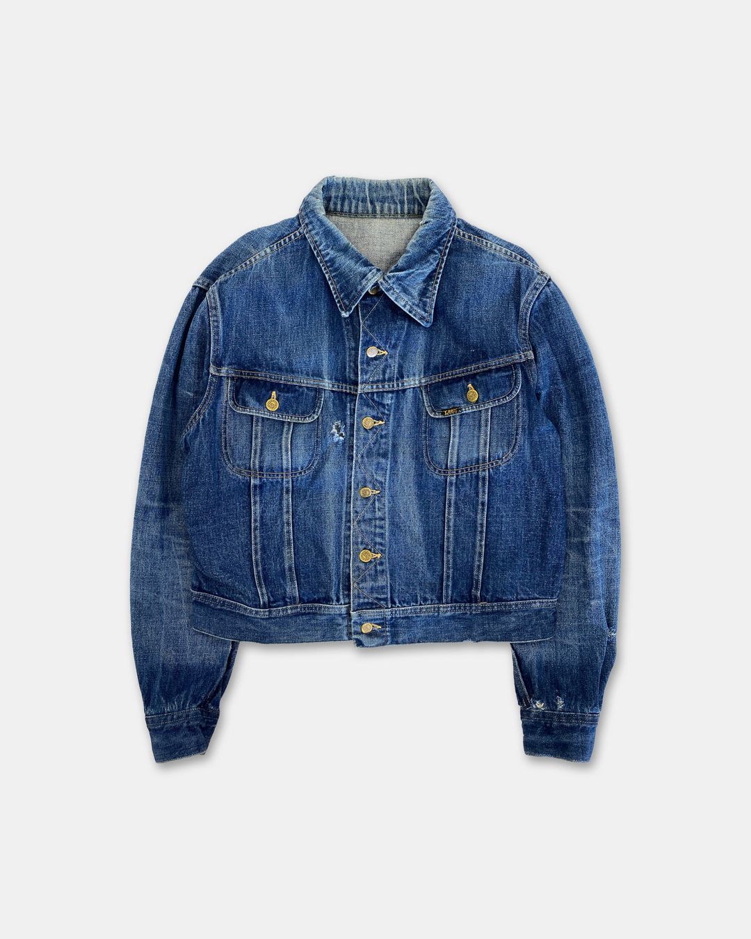 Lee Riders 1980s 101-J Denim Jacket Blue by Lee Riders in size ONE SIZE from COATS & JACKETS category