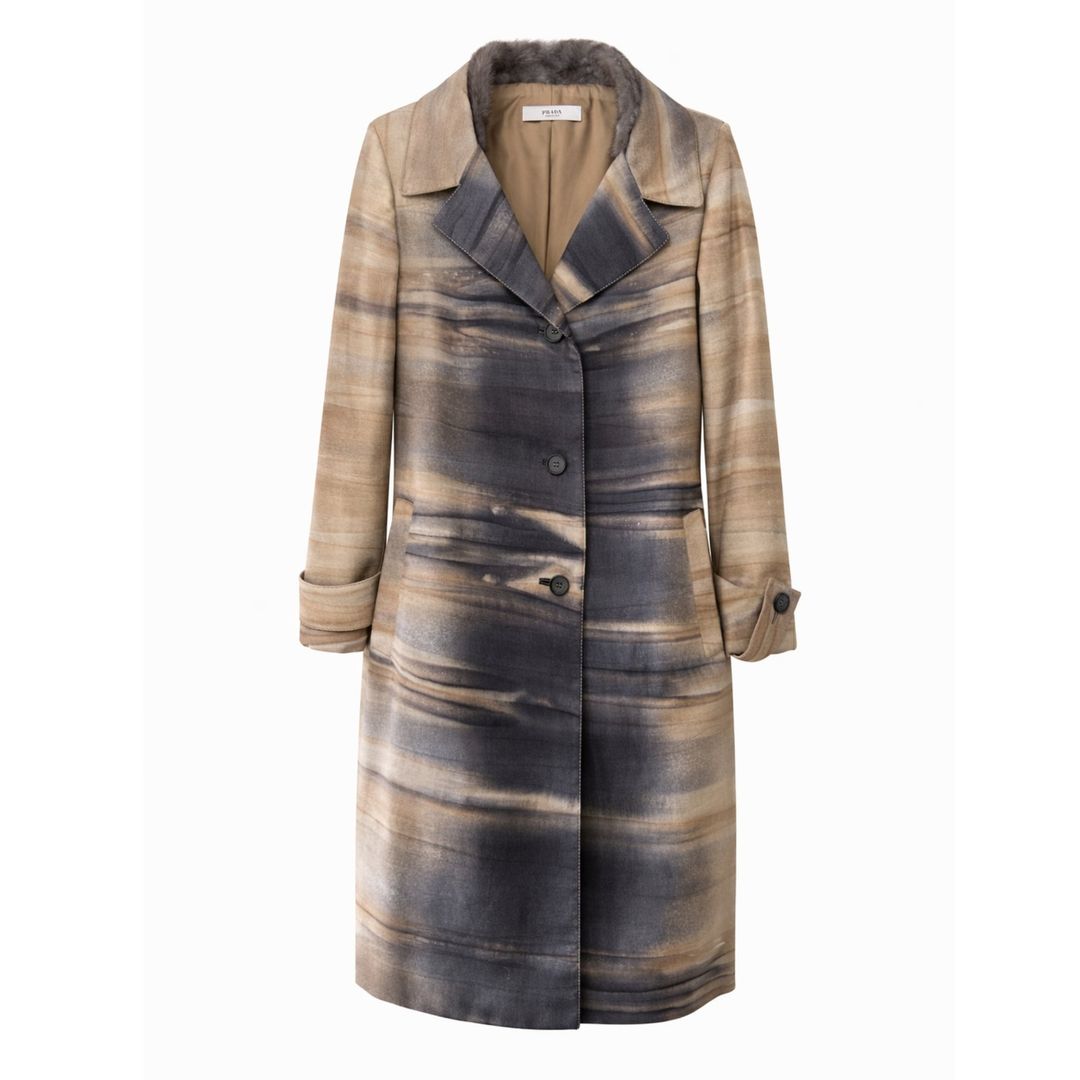Prada Fall 2004 Coat and Skirt by PRADA in size IT 42 from COATS & JACKETS category