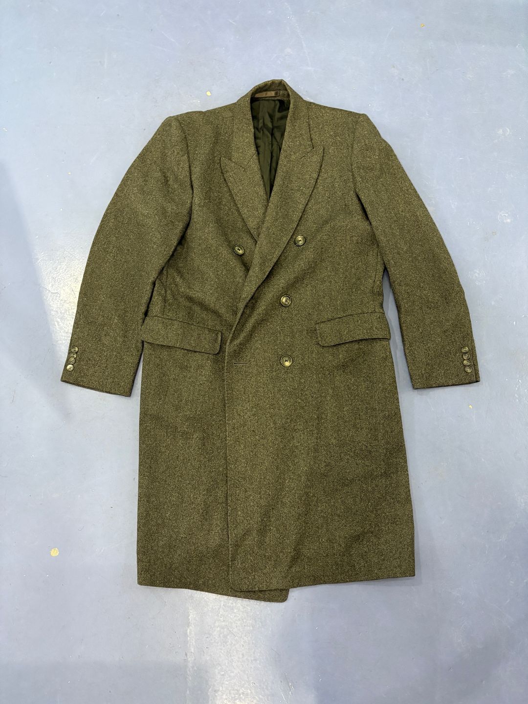 Herringbone Wool Coat by DIOR in size ONE SIZE from COATS & JACKETS category