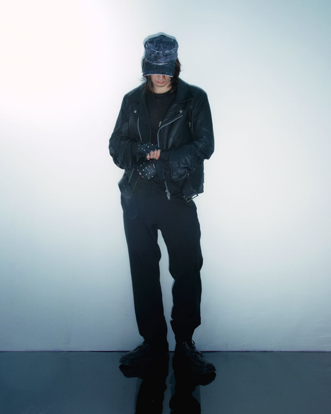 Black Multi Zip Trouser by COMME DES GARCONS in size ONE SIZE from trousers category