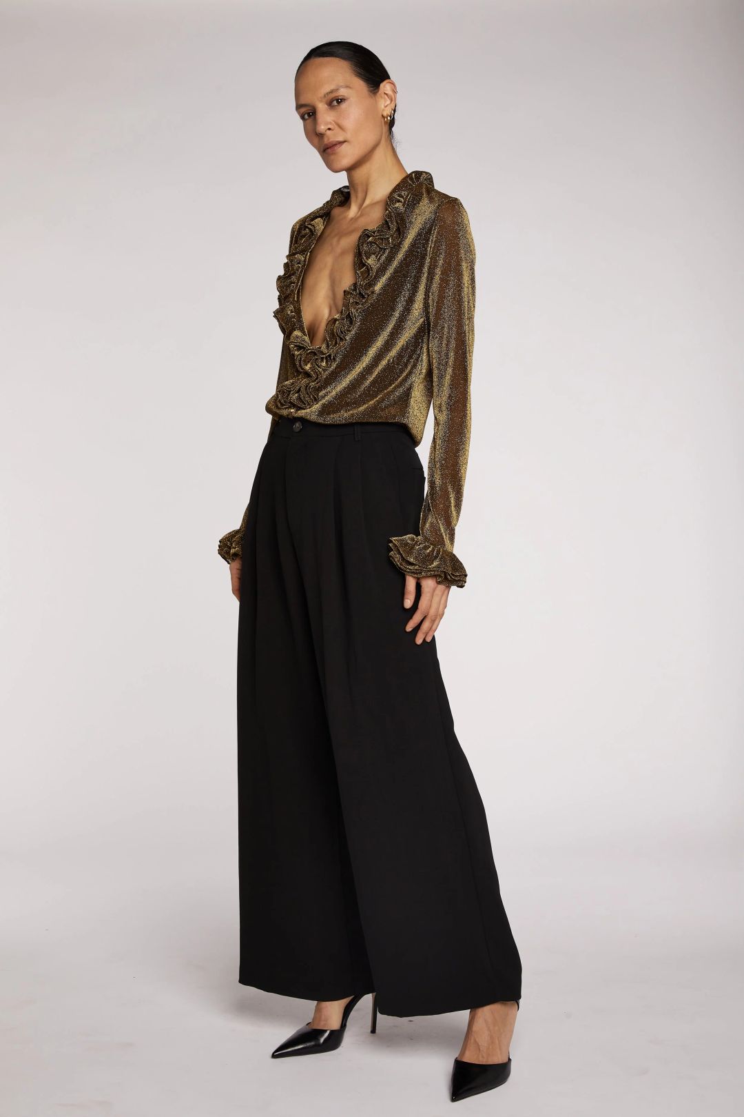 Gucci Tom Ford Era Lurex Top A/W 2000 by TOM FORD in size IT 40 from TOPS category