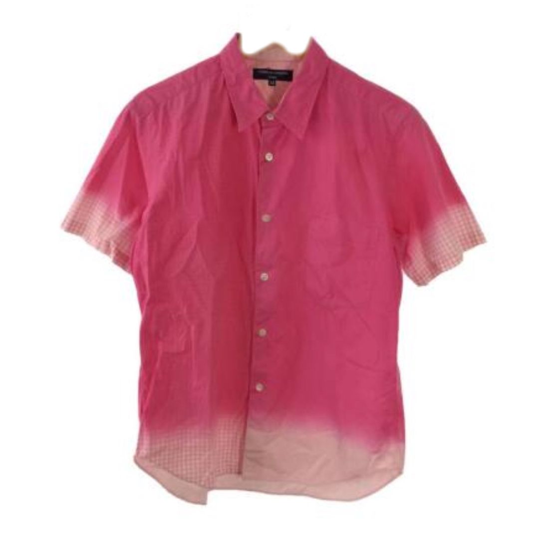 Comme Des Garcons Hommes Tie Dye Hem SS Bowling Shirt by COMME DES GARÇONS in size XS from SHIRTS category