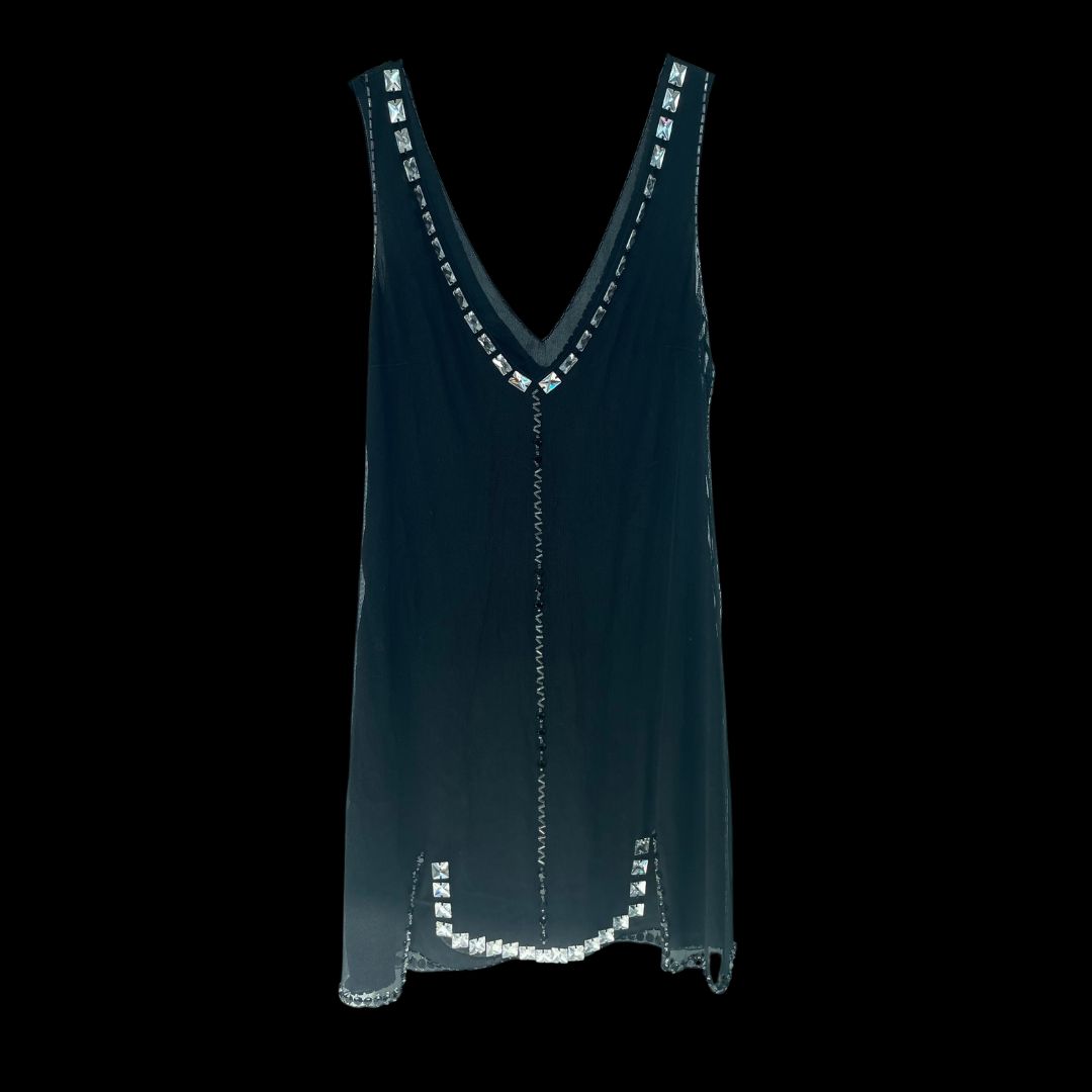 Prada Fall Winter 1997 Runway Beaded Embellished Mini Dress by PRADA in size ONE SIZE from N/A category