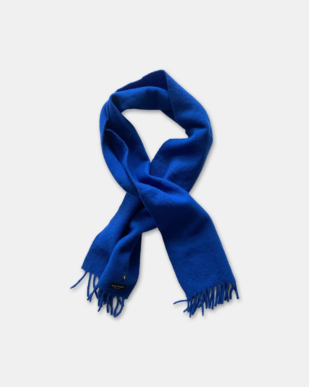 Daniel Hechter 2000s Lambswool Scarf Blue by Daniel Hechter in size ONE SIZE from ACCESSORIES category