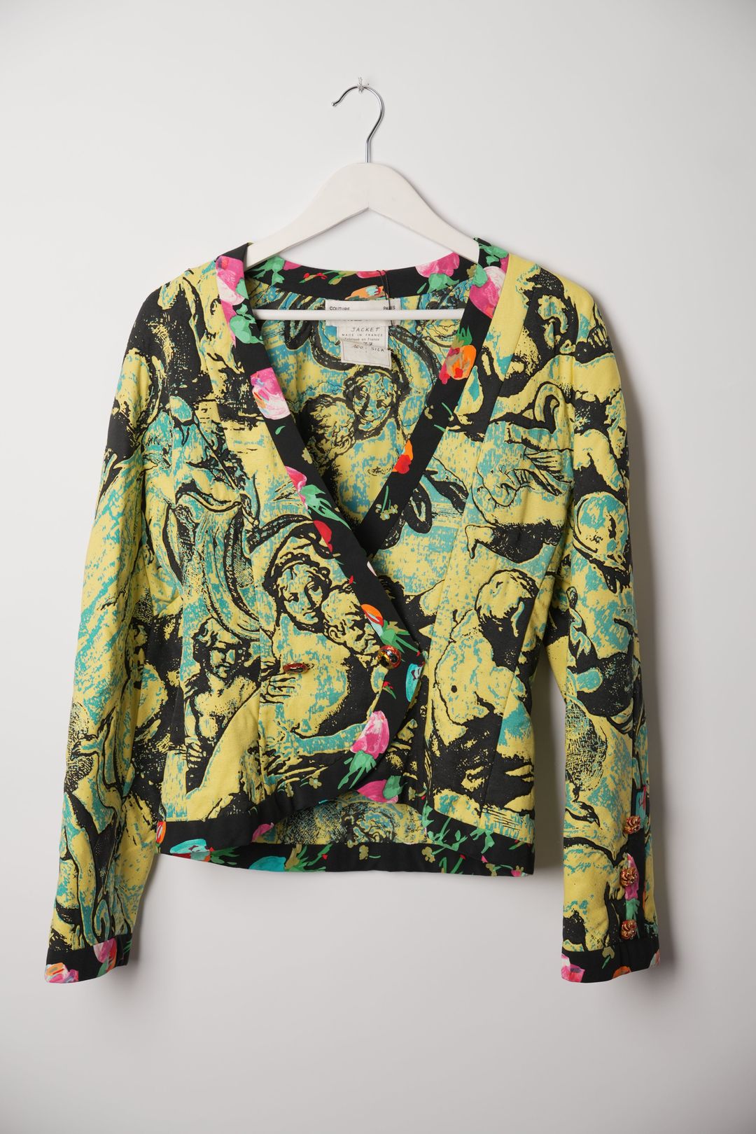 Emanuel Ungaro Printed Graphic Women Floral Trim Blazer by VENDOR-UNKNOWN in size S from COATS & JACKETS category