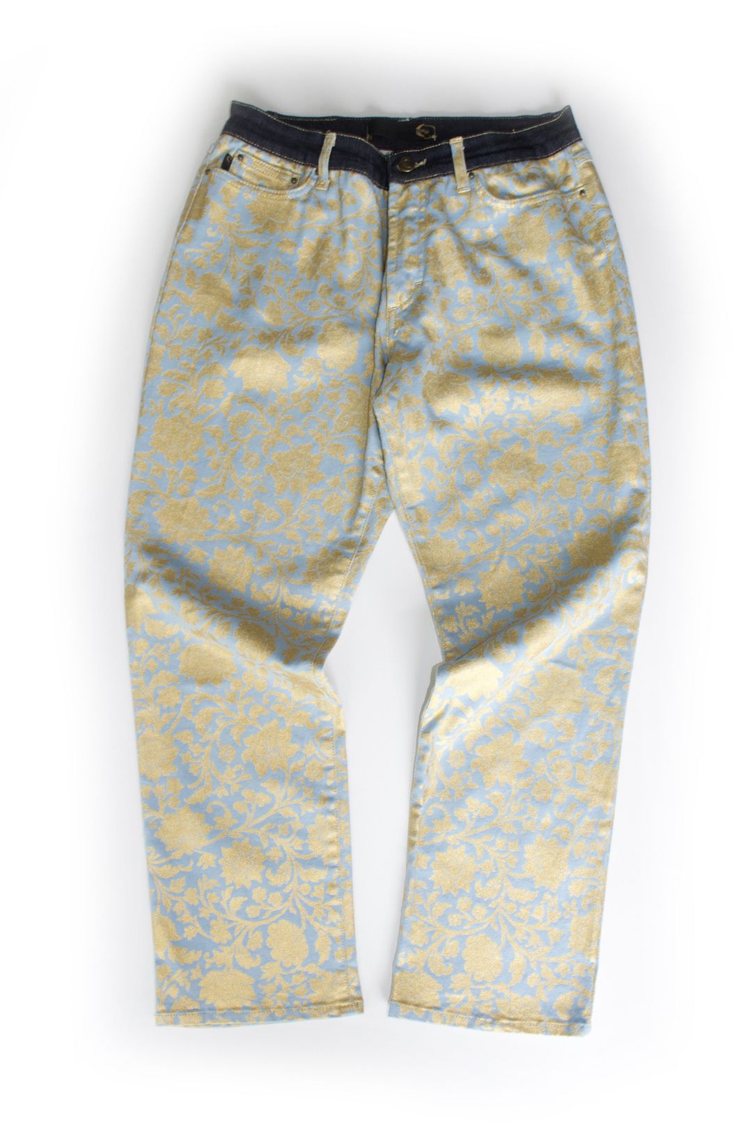 Roberto Cavalli golden floral jeans by ROBERTO CAVALLI in size M from DENIM category