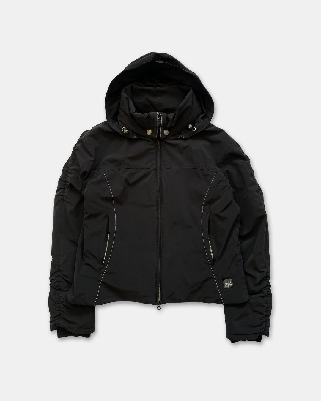 Marithé + François Girbaud Actlive 1990s Ski Jacket Black by Marithé + François Girbaud Actlive in size XS from COATS & JACKETS category