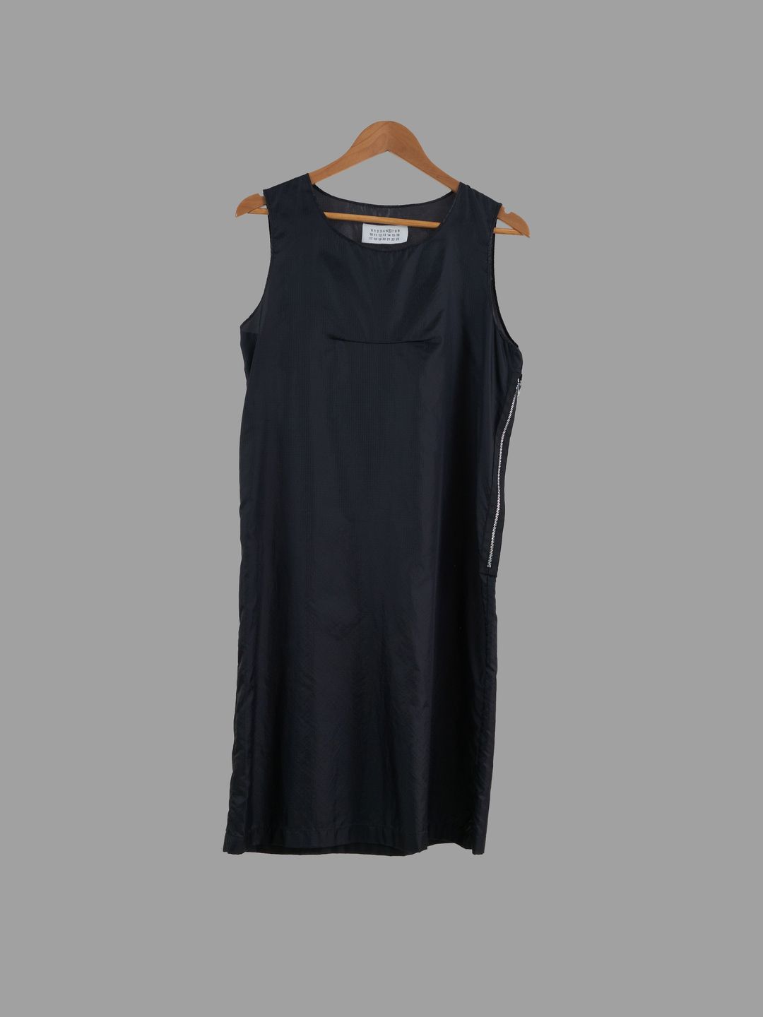 Maison Martin Margiela line 6 1990s - 2000s black ripstop nylon sleeveless dress by MAISON MARGIELA in size IT 40 from DRESSES category