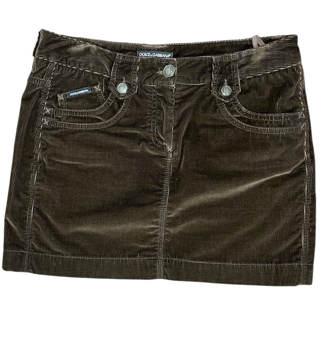 Dolce&Gabbana Corduroy Skirt by DOLCE & GABBANA in size EU 40 from SKIRTS category