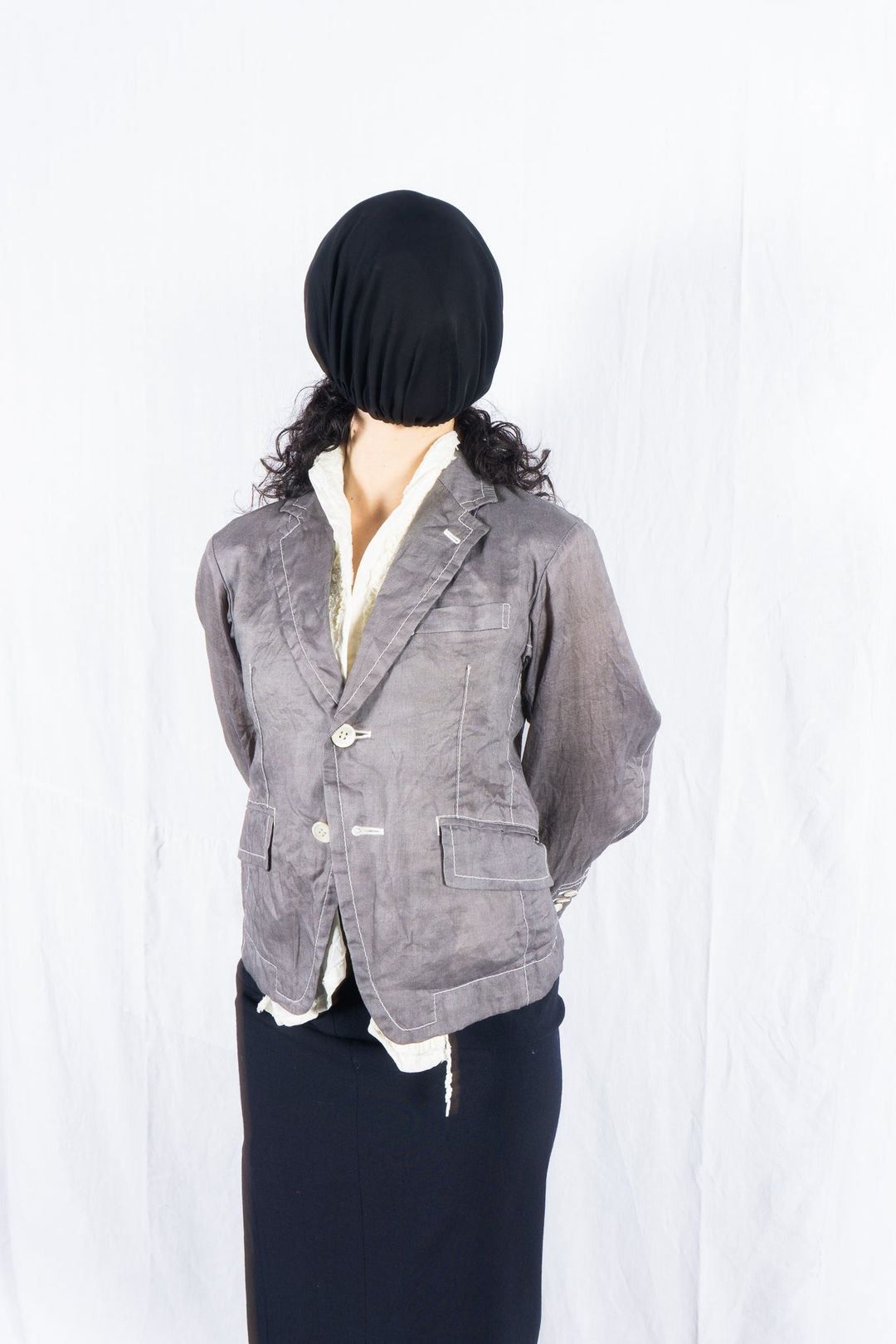 tricot Comme des Garçons S/S 2015 layered linen jacket by COMME DES GARÇONS in size S from COATS & JACKETS category