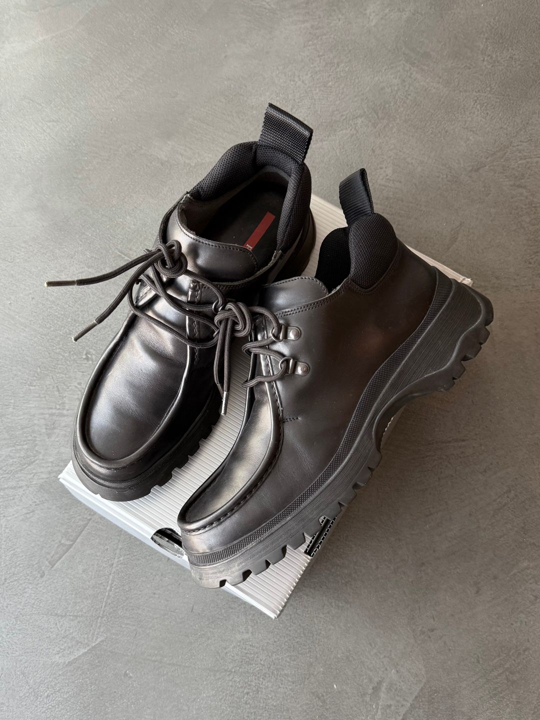 Prada Sport Lug Sole Boots by PRADA in size EU 41 from SHOES category