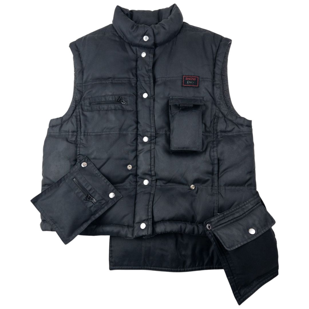 Vintage 2000s Dolce & Gabbana Convertible Multi Pocket Puffer Gilet Size S by DOLCE & GABBANA in size S from COATS & JACKETS category