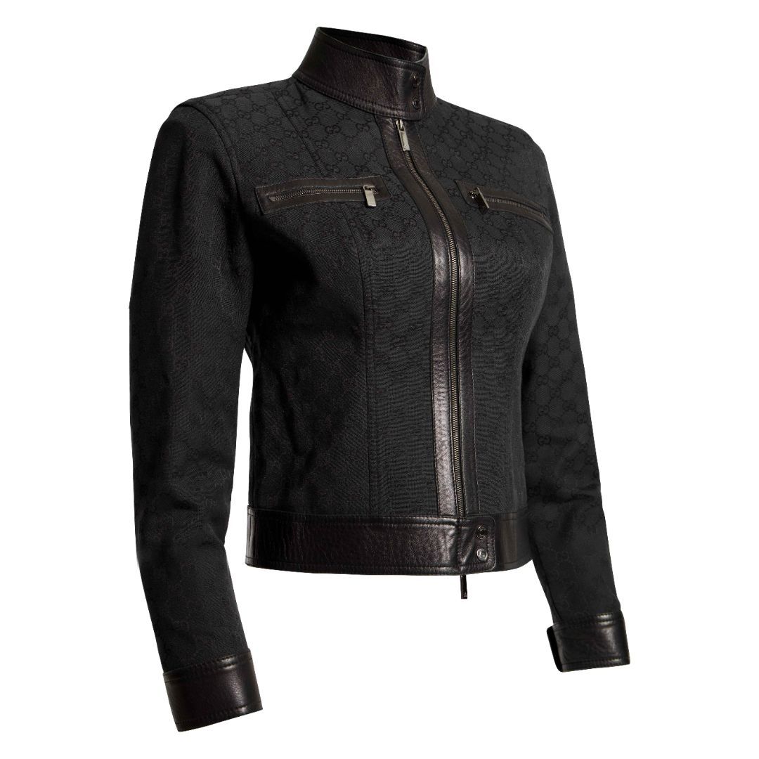 GUCCI MONOGRAM JACKET by GUCCI in size IT 40 from COATS & JACKETS category