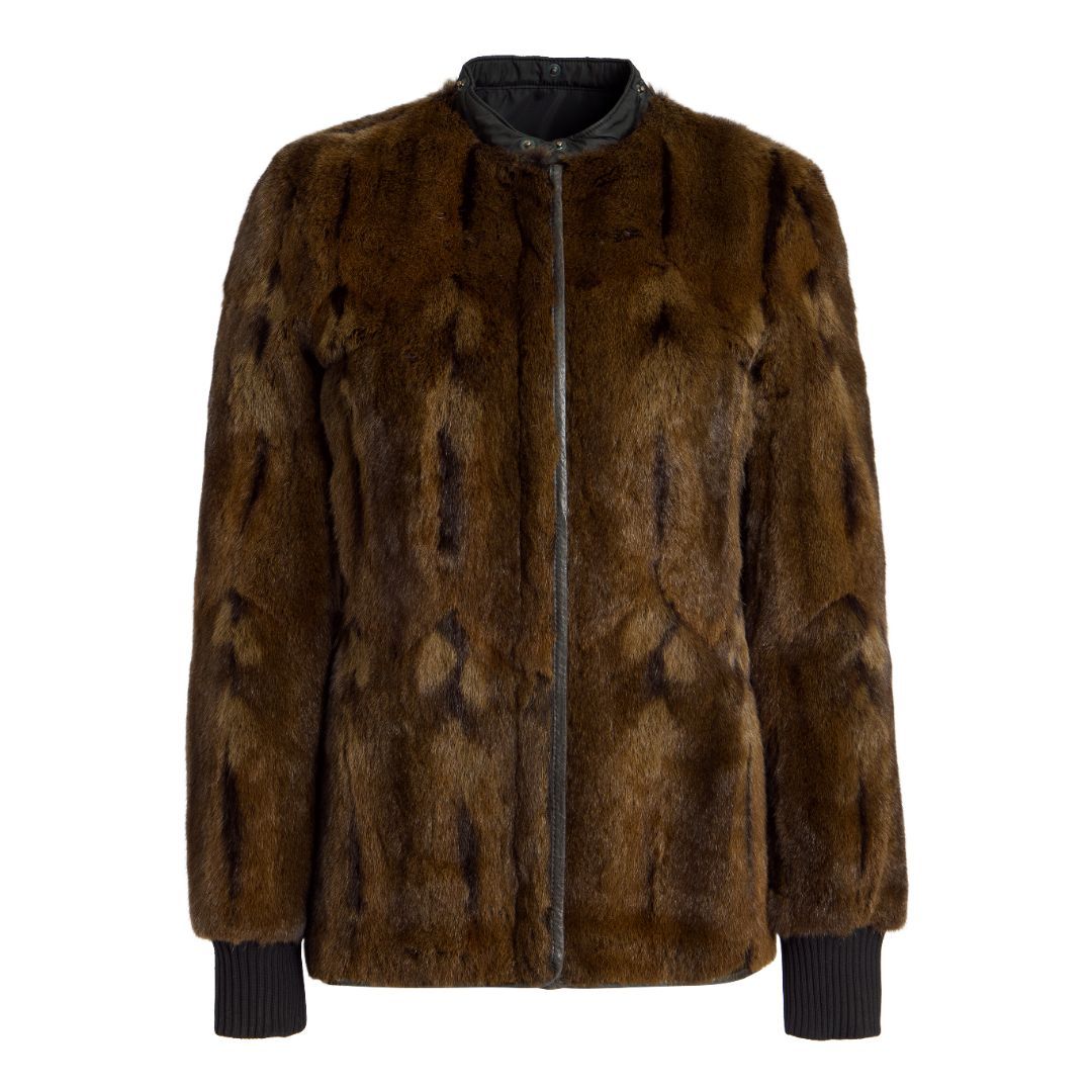 PRADA REVERSIBLE FUR JACKET by PRADA in size IT 42 from COATS & JACKETS category
