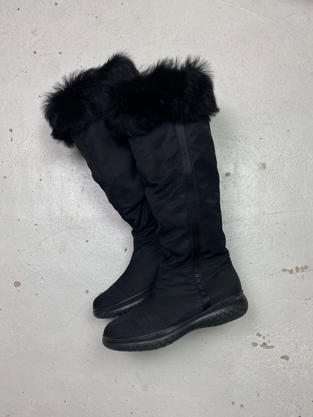 Prada Linea Rossa Fleece Lined Boots by PRADA in size EU 37 from SHOES category