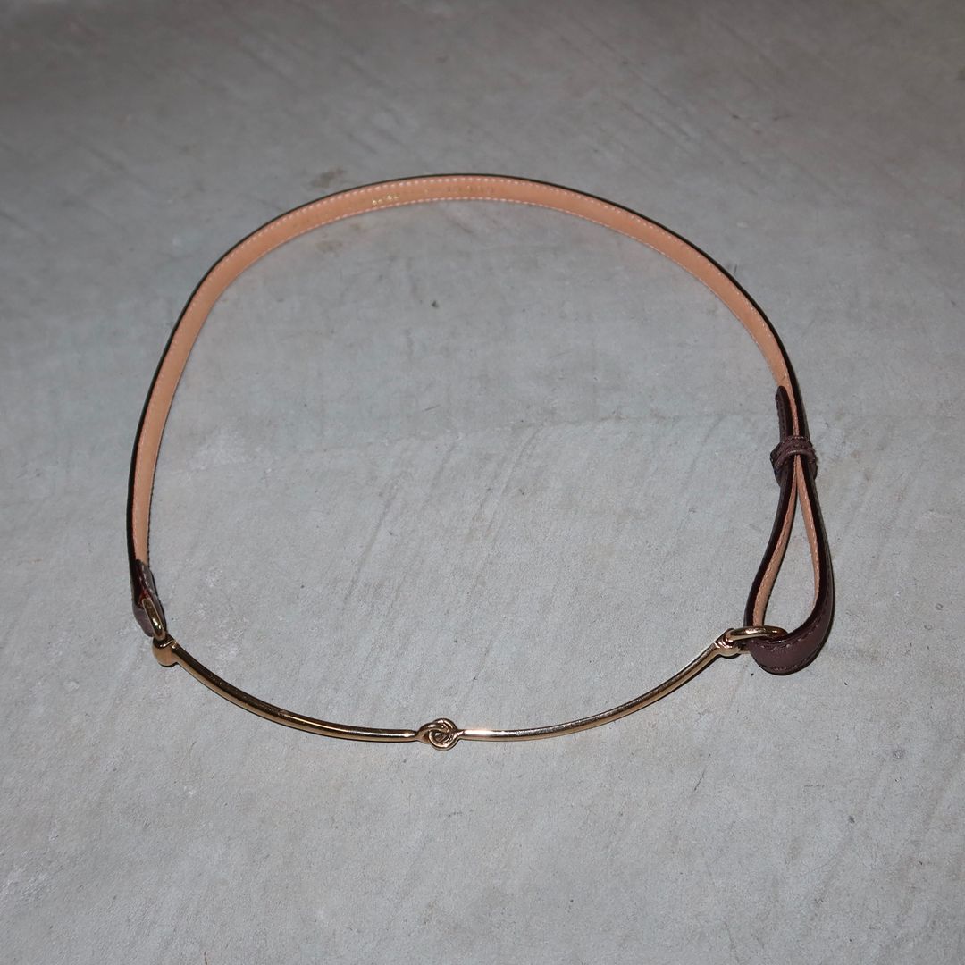 Gucci Brown Horsebit Belt by GUCCI in size ONE SIZE from ACCESSORIES category