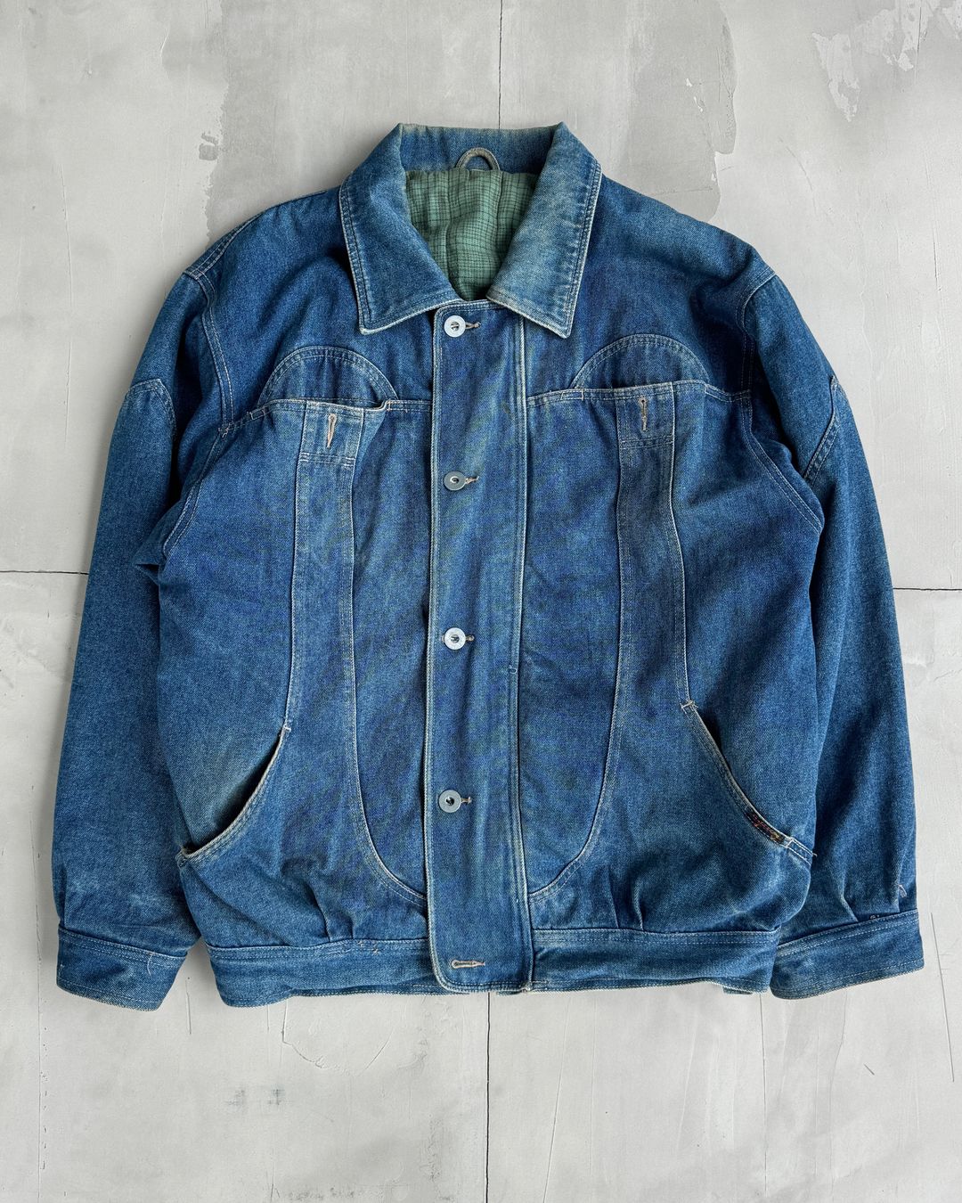 90S VINTAGE DENIM JACKET - XXL by undefined in size XXL from COATS & JACKETS category