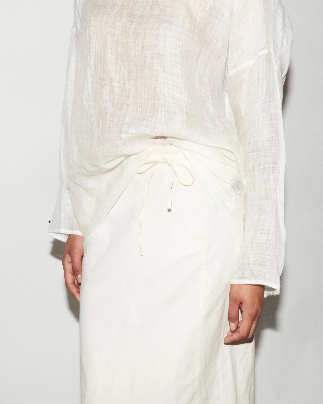 Paul & Joe cream skirt by Paul & Joe in size FR 40 from SKIRTS category