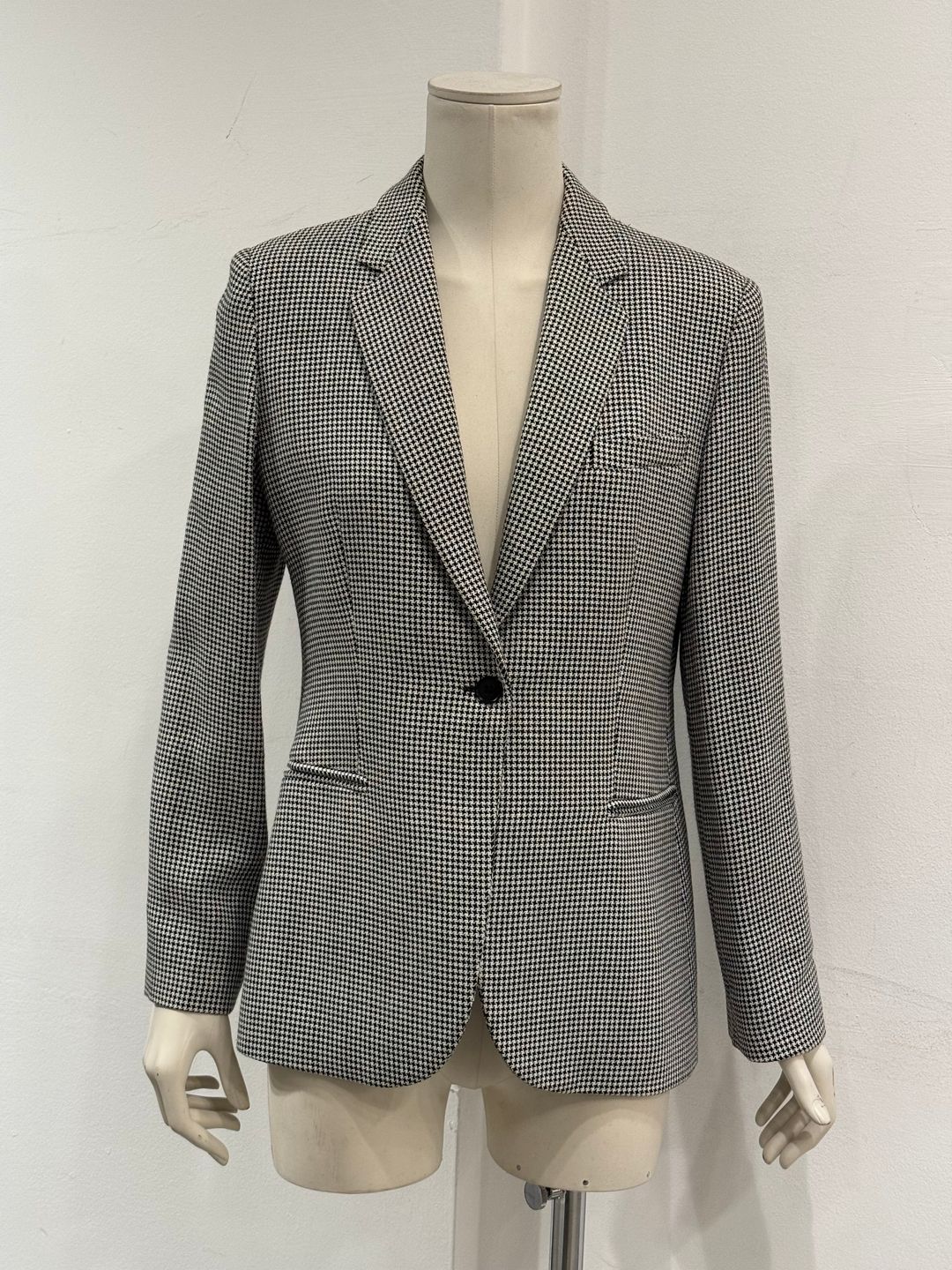 2001 Emporio Armani micro check tailored blazer by GIORGIO ARMANI in size EU 44 from COATS & JACKETS category