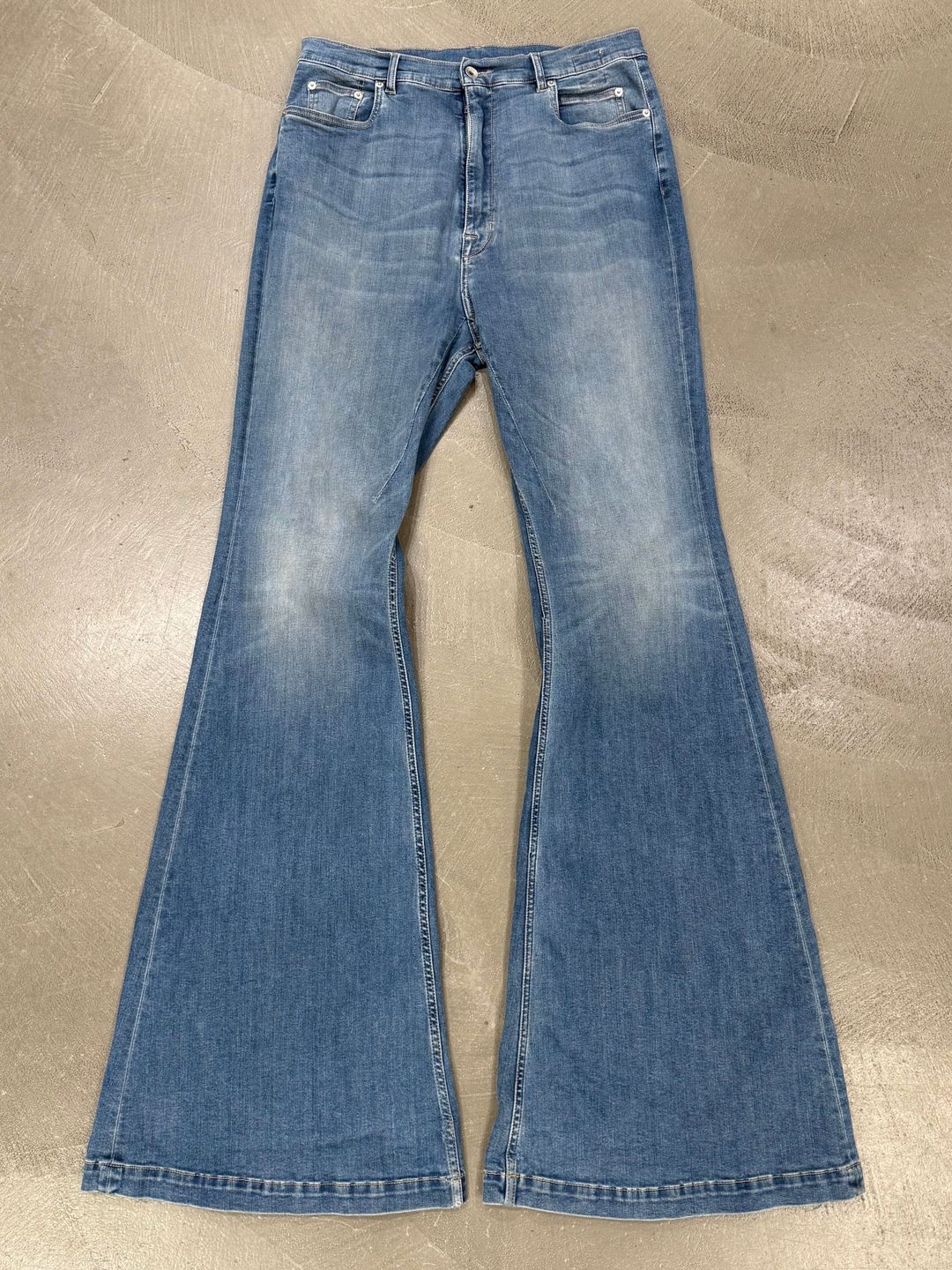 Rick Owens Bolan flare denim jeans by RICK OWENS in size W33 from DENIM category