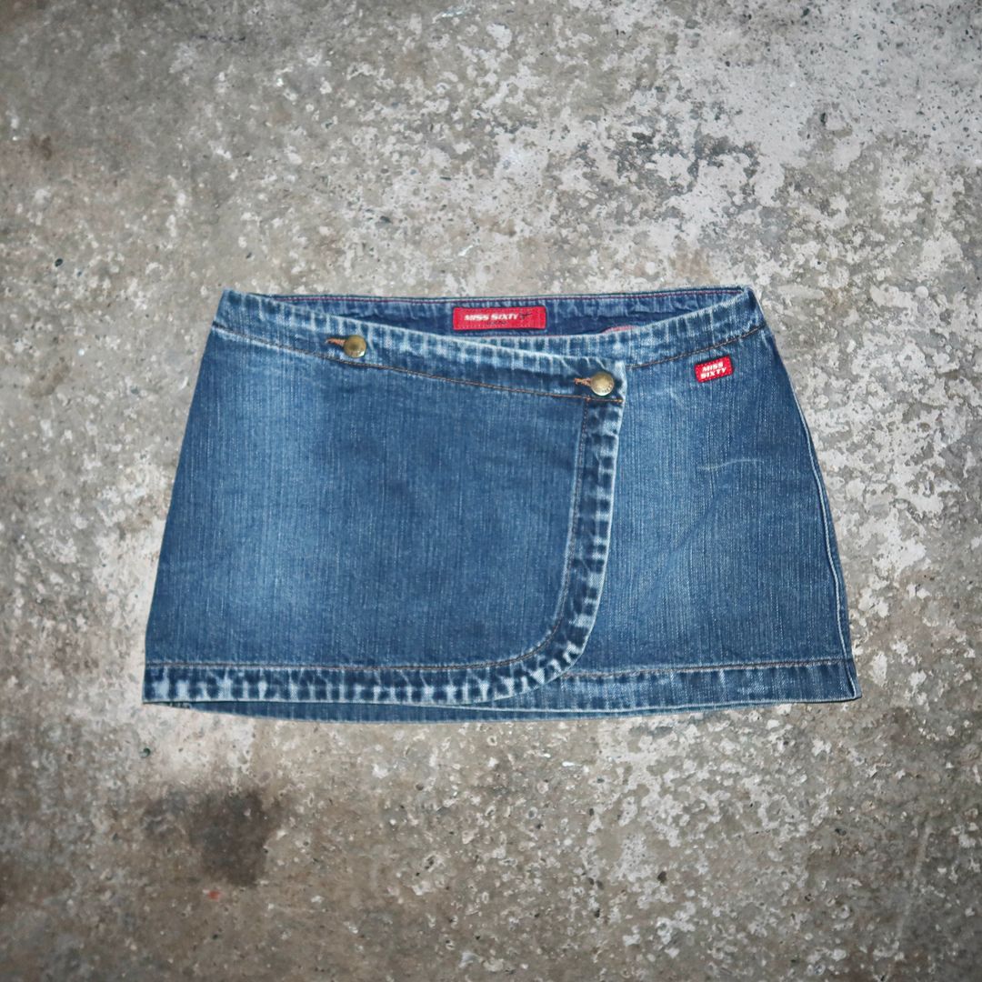 Miss Sixty Denim Mini Skirt by Miss Sixty in size AU/UK 8 from SKIRTS category