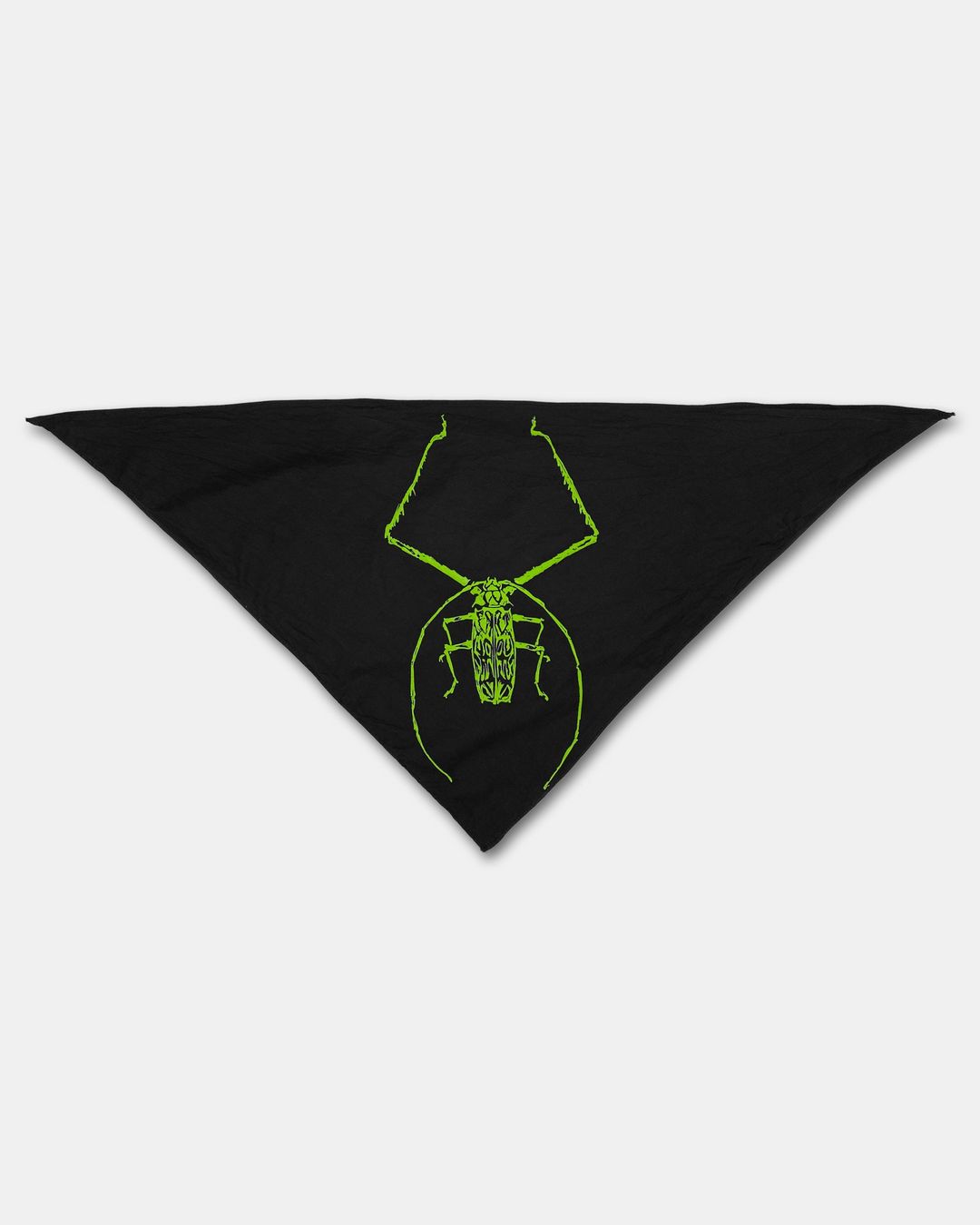 Andrew Mackenzie 2000s Longhorn Beetle Triangle Scarf Black by Andrew Mackenzie in size ONE SIZE from ACCESSORIES category