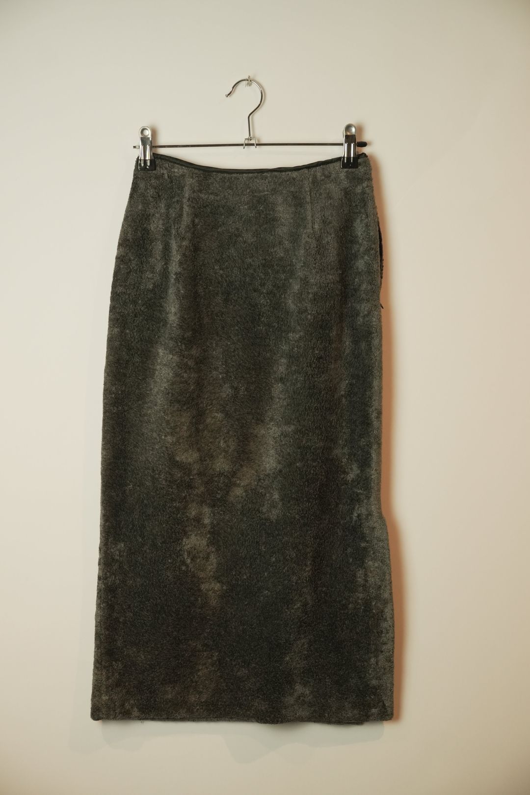 Dolce & Gabbana Grey Fleece Tight Print Midi Skirt by DOLCE & GABBANA in size XXS from SKIRTS category